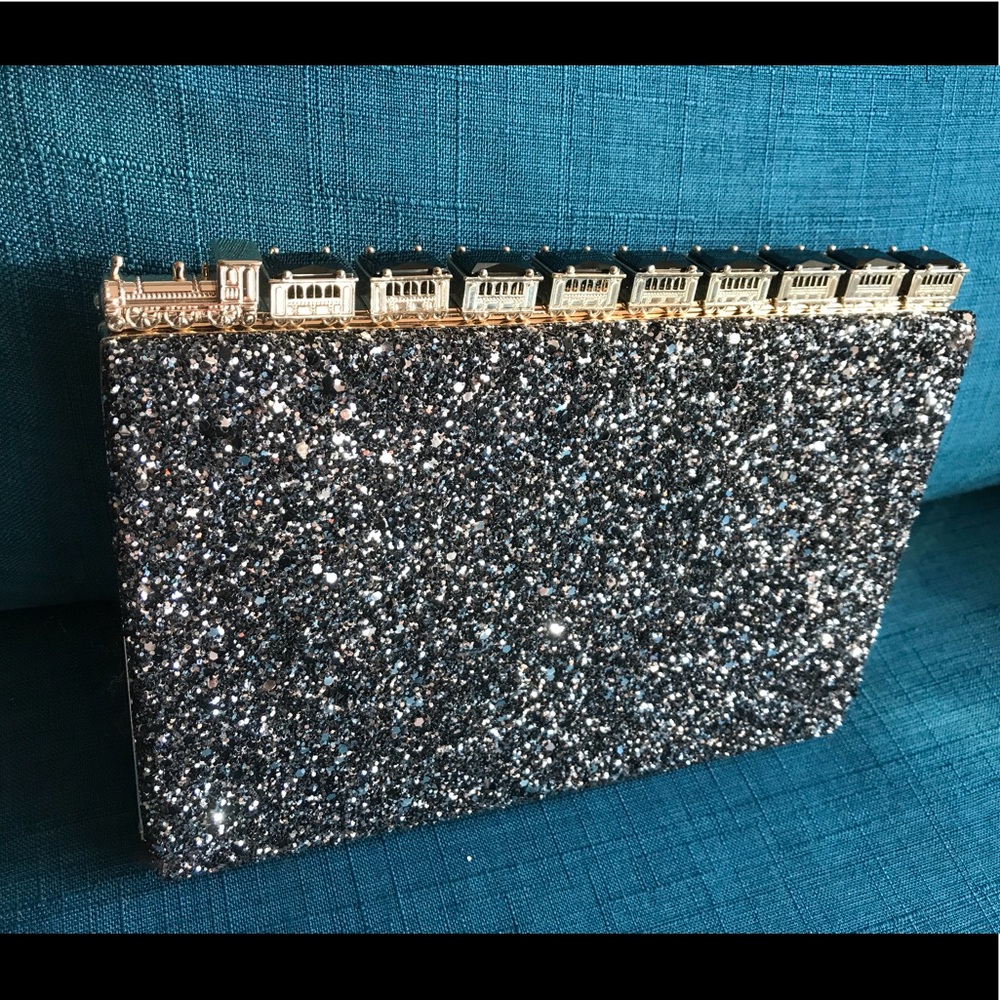 ❤️❤️SOLD❤️❤️Kate Spade All Aboard Glitter Clutch